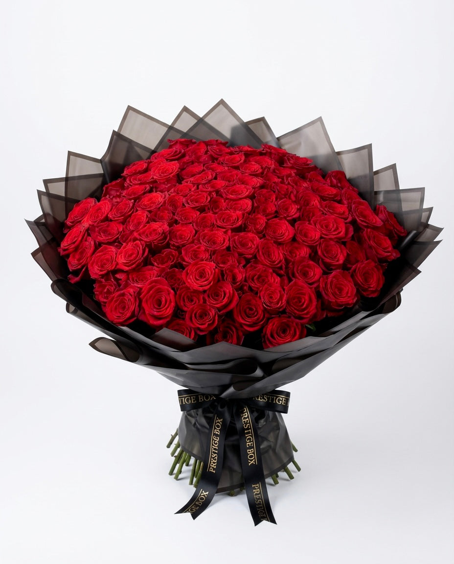 150 Premium Red Roses Bouquet
