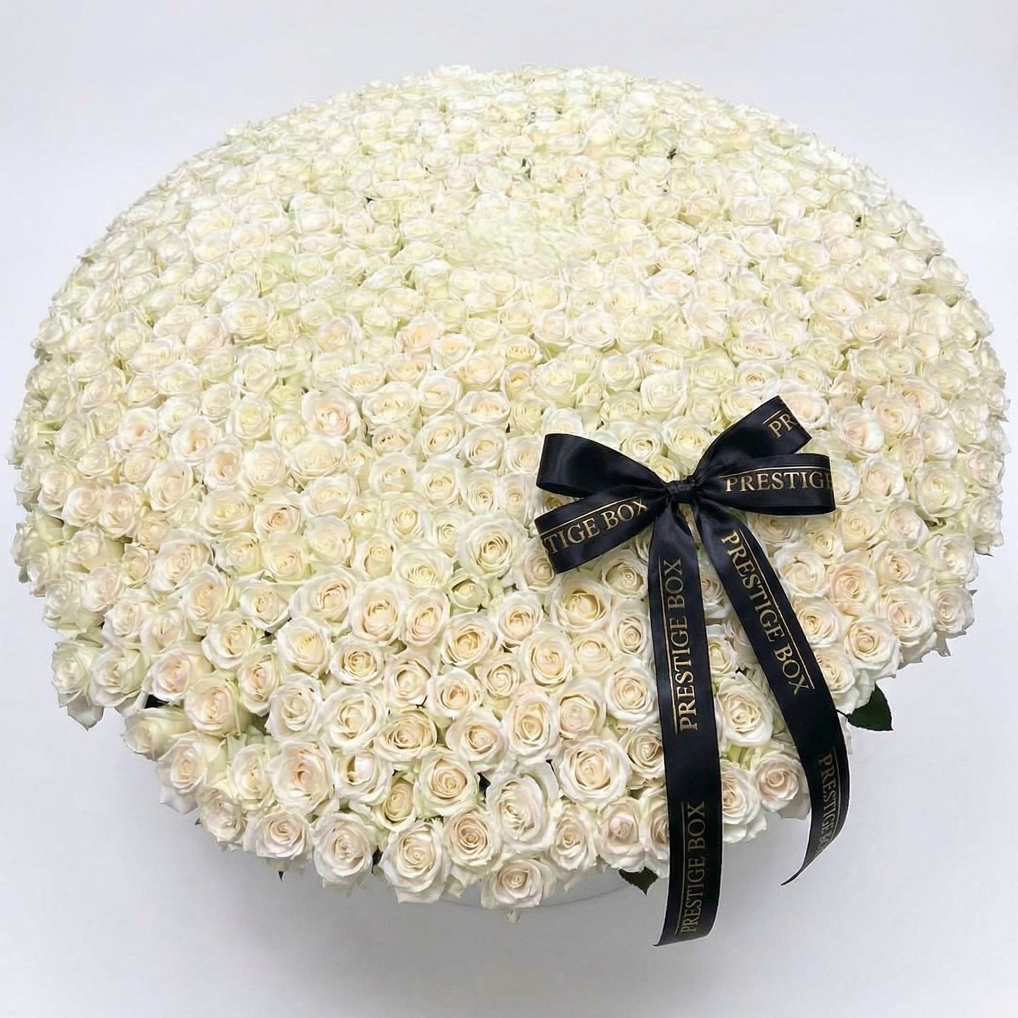 300 Premium White Roses Bouquet