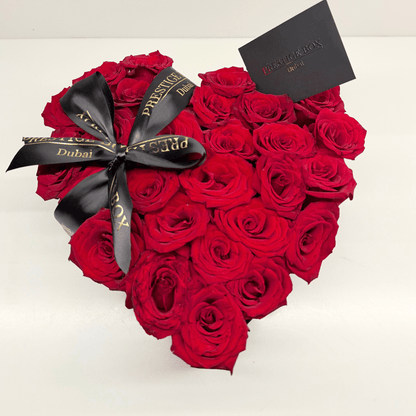 Heart Shape Rose Flower Box