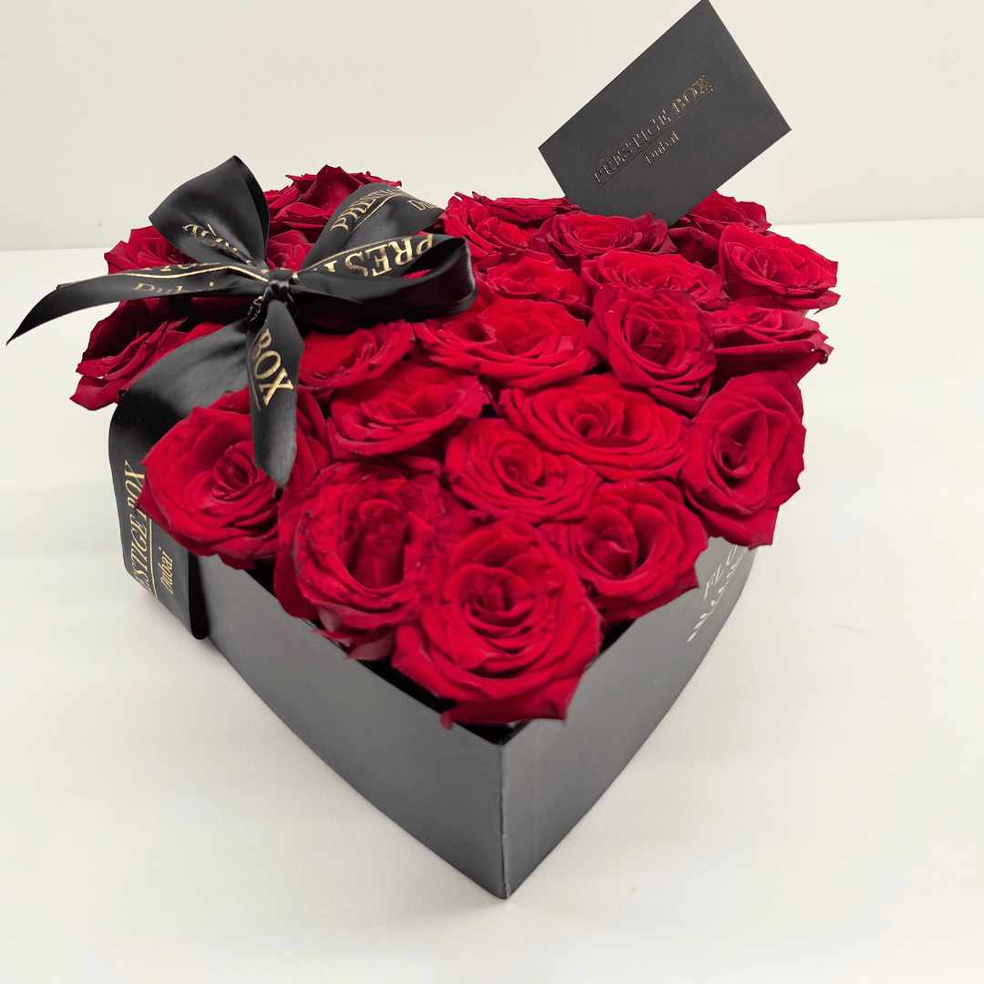 Heart Shape Rose Flower Box