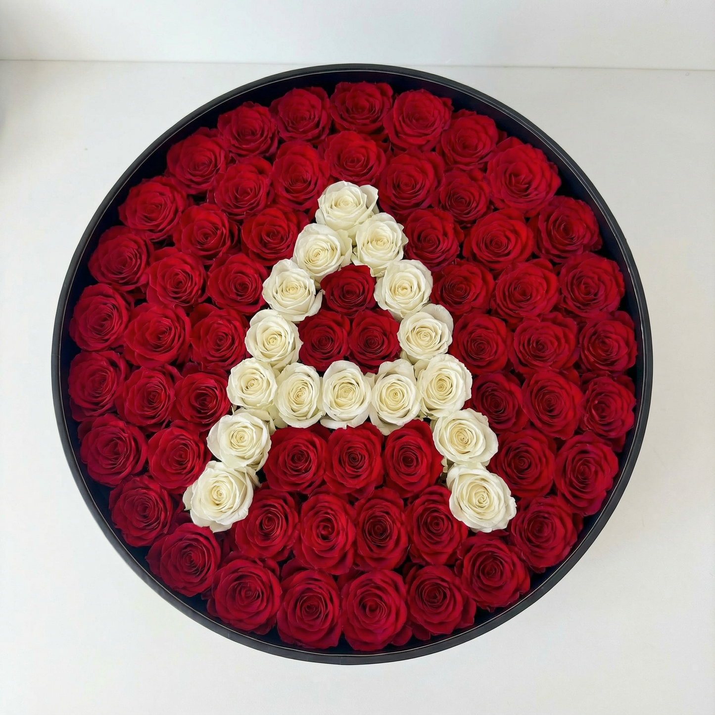 XLarge Custom Round Rose Flower Box