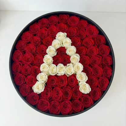 XLarge Custom Round Rose Flower Box