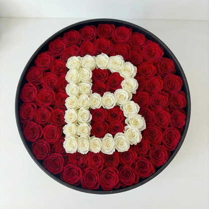 XLarge Custom Round Rose Flower Box