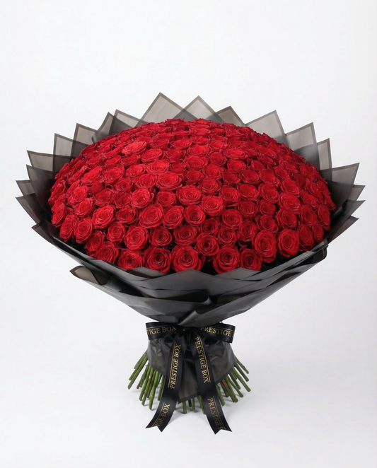 300 Premium Red Roses Bouquet